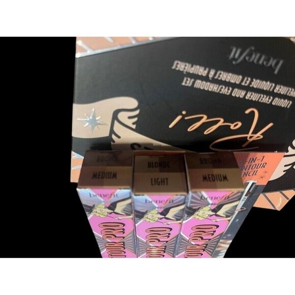 Benefit Makeup Set Mascara Eyeliner Set Duffle Bag Lot 6 New In Box - Picture 3 of 9